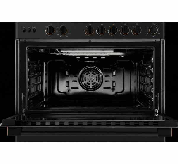 Toshiba 60X60, 4 Burner Gas Cooking Range Stailess Steel, Top and Front + Grey Silver Side - TBA-24BMG4G089