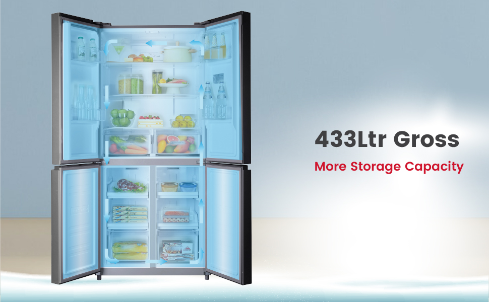 Nobel NR640 | Four Door Refrigerator 
