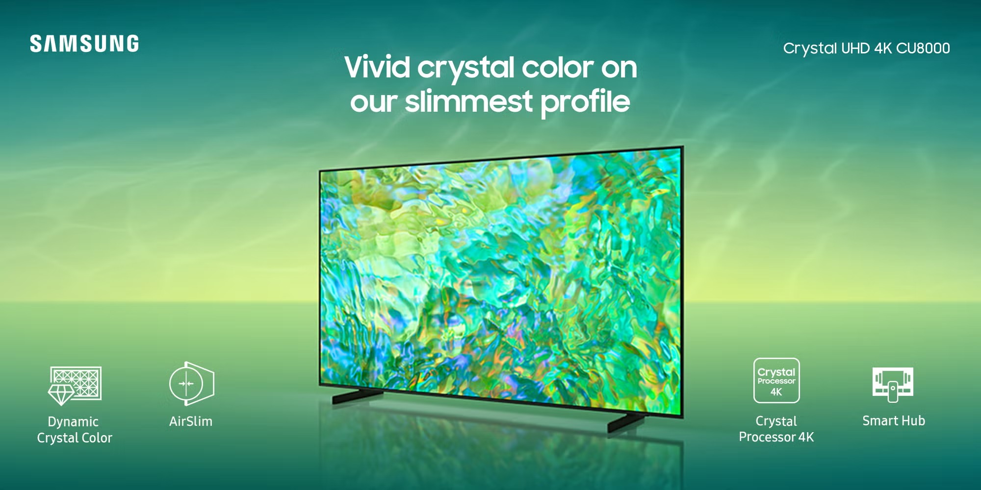 Samsung UA75CU8000UXZN |  Crystal UHD 4K Smart TV