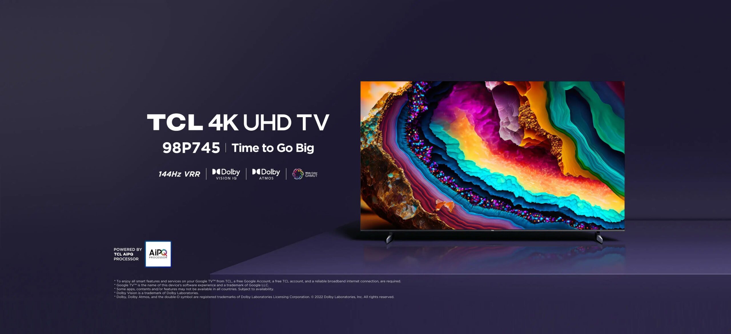 TCL 98P745 | 4K UHD Google TV