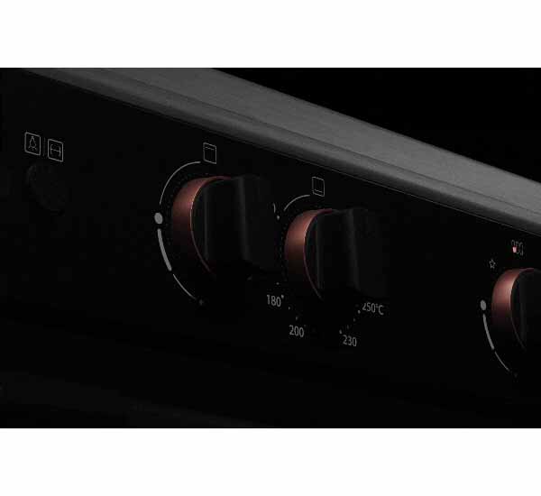 Toshiba 60X60, 4 Burner Gas Cooking Range Stailess Steel, Top and Front + Grey Silver Side - TBA-24BMG4G089