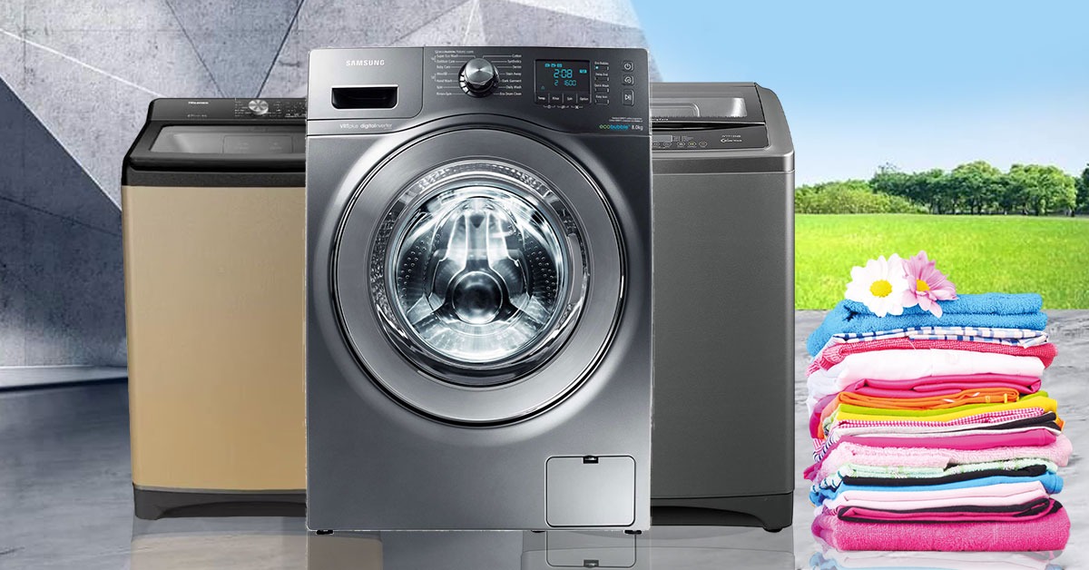 front and top load washing machine
