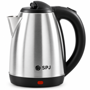 PJ 1.8L Electric Kettle, Black & Silver - EKU-SS1801